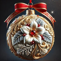HKM-458835 3D Fairy Tale Planet Acrylic Christmas Ornament, 10cm