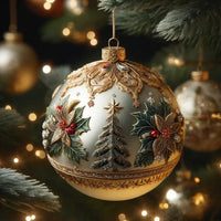 HKM-458835 3D Fairy Tale Planet Acrylic Christmas Ornament, 10cm