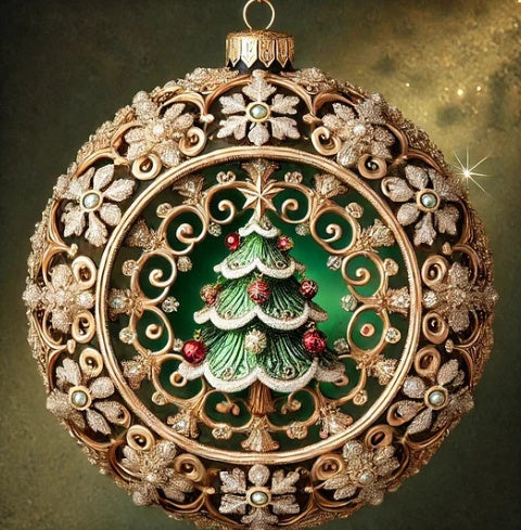 HKM-458835 3D Fairy Tale Planet Acrylic Christmas Ornament, 10cm