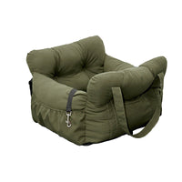HKM-458899 Multi-Functional Pet Car Bed for Dogs and Cats - Green Cloth Safety Seat