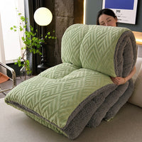 HKM-459027 Thickened Winter Velvet Quilt with Warm Milk Fiber for Cozy Comfort