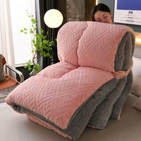 HKM-459027 Thickened Winter Velvet Quilt with Warm Milk Fiber for Cozy Comfort