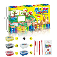 HKM-459283 Super Light Non-Toxic Air Dry Modeling Clay Set for Kids - 6 Colors, Soft and Easy to Shape
