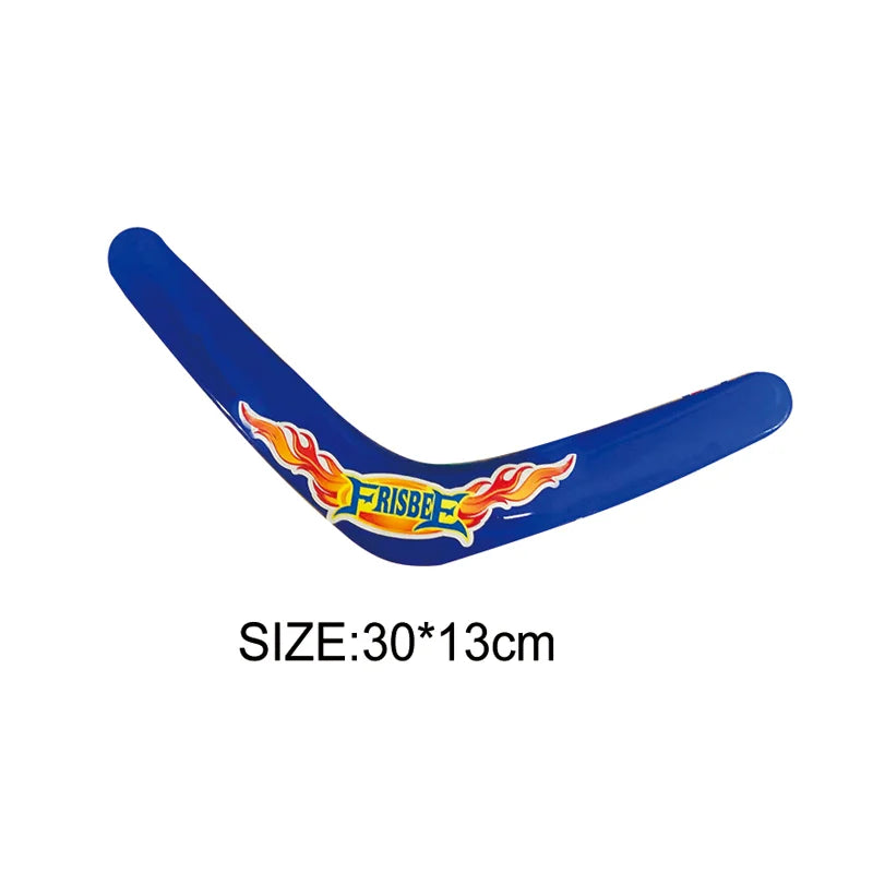 HKM-459347 Flying Disc Toy Boomerang for Outdoor Fun - Durable Plastic 32cm Diameter Suitable for Ages 2-13