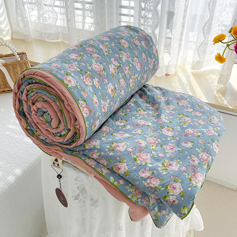 HKM-459539 Soft Double-Layer Soybean Fiber Cartoon Blanket for Children and Parents - Multiple Sizes Available