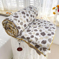 HKM-459539 Soft Double-Layer Soybean Fiber Cartoon Blanket for Children and Parents - Multiple Sizes Available