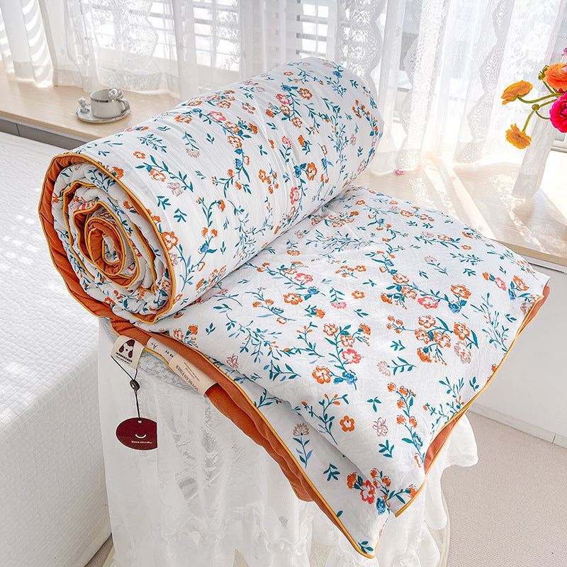HKM-459539 Soft Double-Layer Soybean Fiber Cartoon Blanket for Children and Parents - Multiple Sizes Available