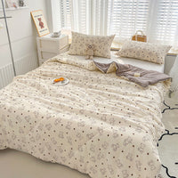 HKM-459539 Soft Double-Layer Soybean Fiber Cartoon Blanket for Children and Parents - Multiple Sizes Available