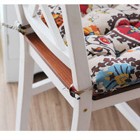 HKM-459667 Memory Foam Dining Chair Cushion - Cotton Double Warp Canvas, 40x40x7cm, Various Styles