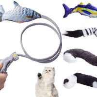 HKM-459731 Interactive Plush Simulation Fish Toy for Cats - Engaging Throwing Toy to Distract and Entertain