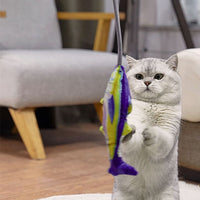 HKM-459731 Interactive Plush Simulation Fish Toy for Cats - Engaging Throwing Toy to Distract and Entertain