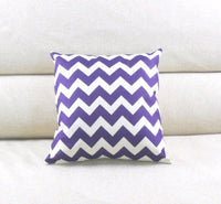HKM-459923 Modern Minimalist Linen Striped Pillowcase with Wave Pattern and Floral Design
