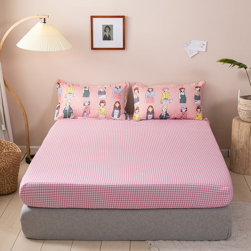 HKM-460179 3-Piece Bedspread and Pillowcase Set, Dirt and Dustproof, Available in Multiple Sizes and Patterns