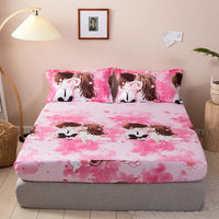 HKM-460179 3-Piece Bedspread and Pillowcase Set, Dirt and Dustproof, Available in Multiple Sizes and Patterns