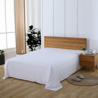 HKM-460179 Pure Linen Bed Sheet - 100% Natural Linen Fabric