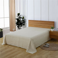 HKM-460179 Pure Linen Bed Sheet - 100% Natural Linen Fabric
