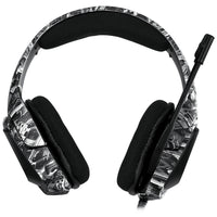 HKM-460435 Camouflage Wired Gaming Headset with Microphone and Braided Cable
