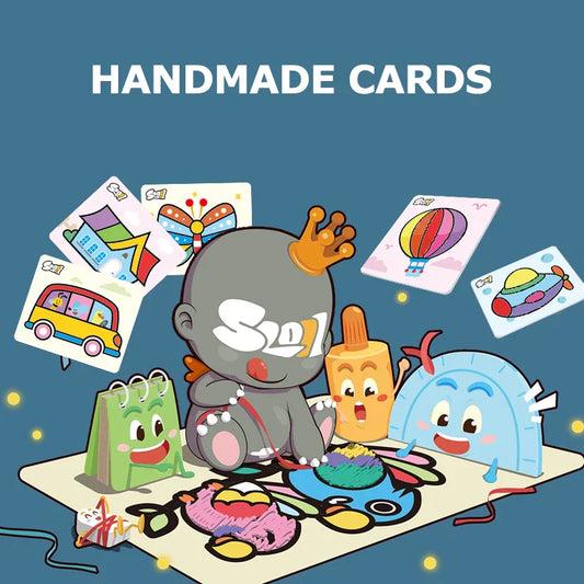HKM-460435 DIY Artistic Handmade Cards Painting Toy Set for Creative Expression and Educational Fun