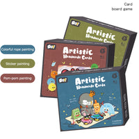 HKM-460435 DIY Artistic Handmade Cards Painting Toy Set for Creative Expression and Educational Fun