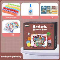 HKM-460435 DIY Artistic Handmade Cards Painting Toy Set for Creative Expression and Educational Fun