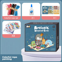 HKM-460435 DIY Artistic Handmade Cards Painting Toy Set for Creative Expression and Educational Fun