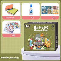 HKM-460435 DIY Artistic Handmade Cards Painting Toy Set for Creative Expression and Educational Fun