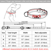 HKM-460563 Durable Personalized PU Leather Dog and Cat ID Collar – Adjustable Sizes for All Breeds