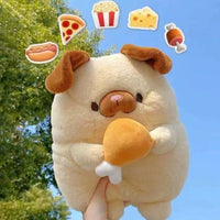 HKM-460627 Plush 8-inch Crane Machine Toy - Soft Rabbit Fur Stuffed Animal