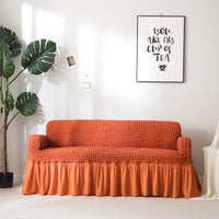HKM-460755 Universal Elastic Woven Popcorn Sofa Cover for Single, Double, and Triple Sofas