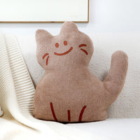 HKM-460819 Cartoon Cat Pillow Cover for Living Room Sofa - Various Colors & Styles