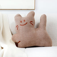HKM-460819 Cartoon Cat Pillow Cover for Living Room Sofa - Various Colors & Styles
