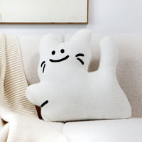 HKM-460819 Cartoon Cat Pillow Cover for Living Room Sofa - Various Colors & Styles