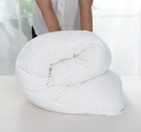 HKM-461139 Feather Fabric Long Body Hugging Pillow - Soft Fiber Cushion for Sleeping and Napping