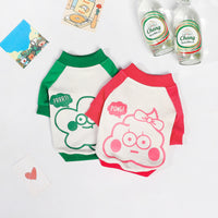 HKM-461523 Korean-Style Thin Stitching Autumn Dog Clothes for Comfort and Warmth