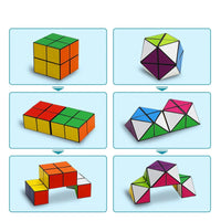 HKM-461587 Transforming Magnetic Infinity Cube Fidget Toy for Stress Relief and Brain Exercise