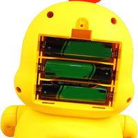 HKM-461651 Glowing Yellow Duck Toy for Kids - Walking, Dancing, Singing & Talking Educational Fun