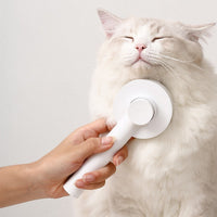 HKM-461779 Floating Fine Needle Pet Comb for Dogs and Cats - Stainless Steel, Available in Blue, Pink, White