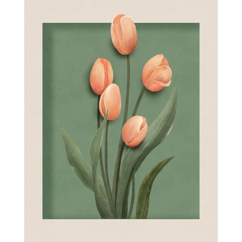 HKM-461779 Frameless Digital Oil Painting on Linen - Modern Simplicity, 20x30cm