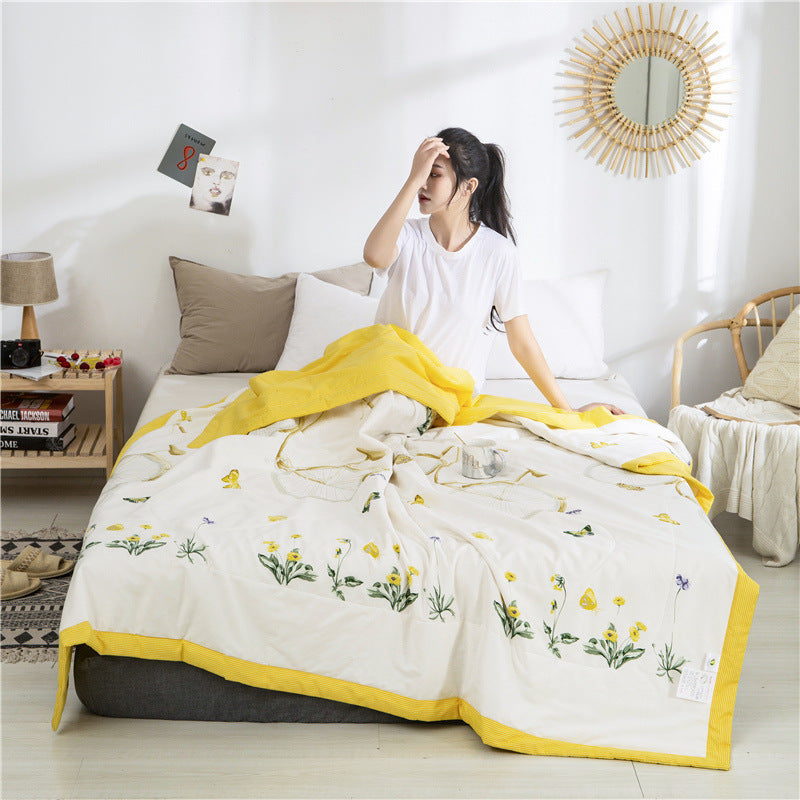 HKM-461843 Cotton Air-Conditioning Quilt in Various Designs for Comfortable Sleep