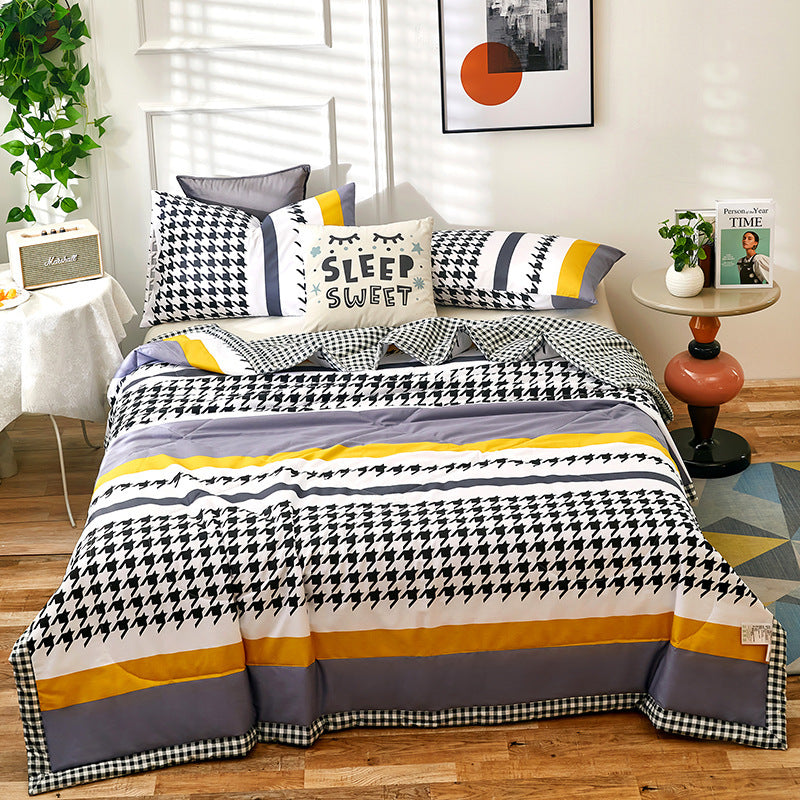 HKM-461843 Cotton Air-Conditioning Quilt in Various Designs for Comfortable Sleep