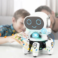 HKM-461843 Intelligent Six Claws Walking and Dancing Robot Toy with Lights and Music for Kids