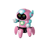 HKM-461843 Intelligent Six Claws Walking and Dancing Robot Toy with Lights and Music for Kids
