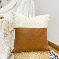 HKM-461907 Geometric Abstract Cotton Printed Tassel Pillowcase with PP Cotton Filling