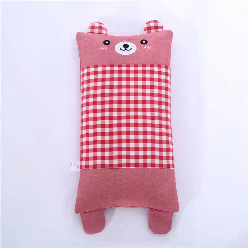 HKM-461971 Children's Buckwheat Pillow with Cartoon Cover for Ages 1-6 - Various Designs Available