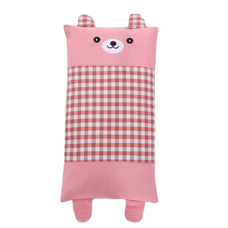HKM-461971 Children's Buckwheat Pillow with Cartoon Cover for Ages 1-6 - Various Designs Available