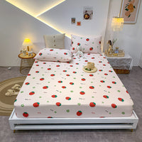 HKM-462163 Crystal Velvet Quilted Bed Cover with Lace - Geometric Pattern, 150X200-220 cm, Autumn/Winter Bedding