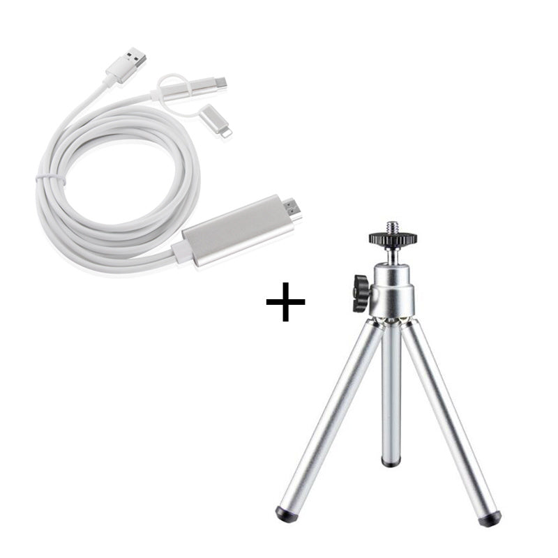 HKM-462227 Universal Mini Flexible Tripod Stand for Digital Cameras and Smartphones, Adjustable Height and 360-Degree Swivel