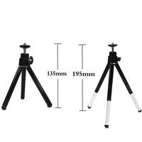 HKM-462227 Universal Mini Flexible Tripod Stand for Digital Cameras and Smartphones, Adjustable Height and 360-Degree Swivel