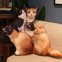 HKM-462291 Cute Kitty Plush Pillow Toy, 50cm Height, Various Styles for Ages 15-35