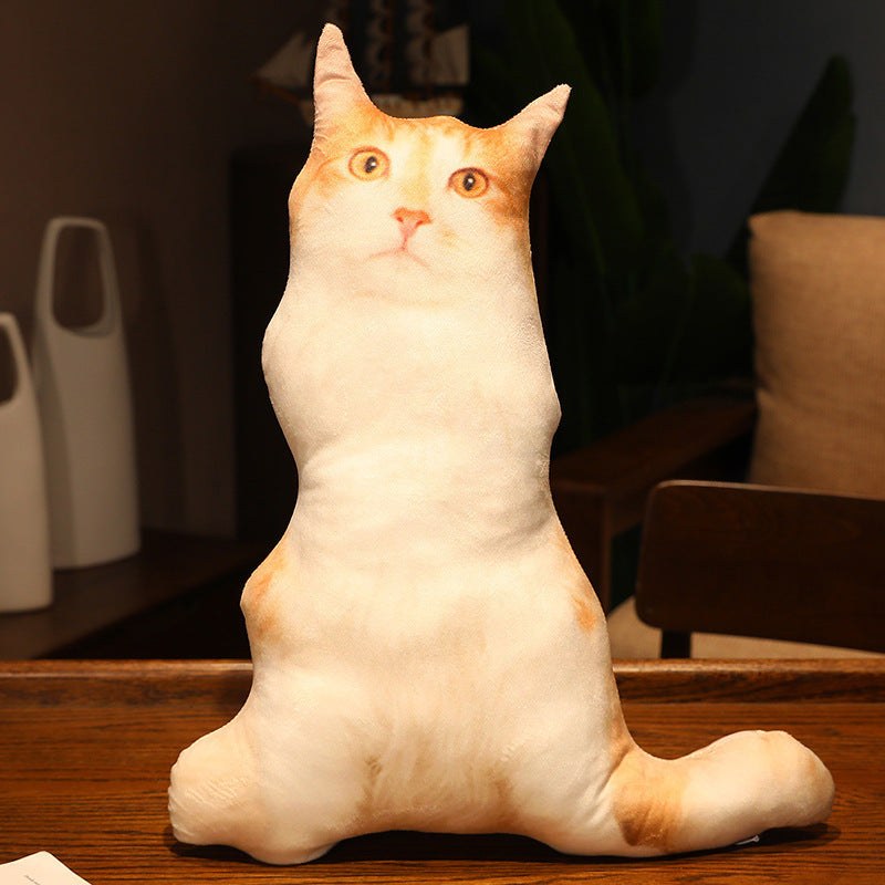 HKM-462291 Cute Kitty Plush Pillow Toy, 50cm Height, Various Styles for Ages 15-35